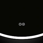 Зеркало Vincea LED VLM-3DE700-2 700x700 c сенсорным выключателем и диммером, антизапотевание