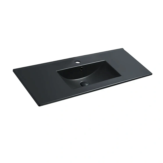 Раковина Vincea VBS-13120MB керамическая, цвет черный матовый