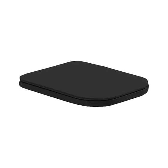 Сиденье для унитаза Simas Henges HE004 nero matt/cr с микролифтом