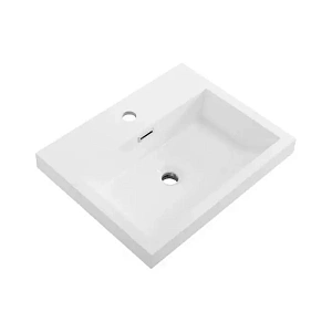 Раковина из искусственного мрамора BelBagno BB-500-PM-LVB, 50 см