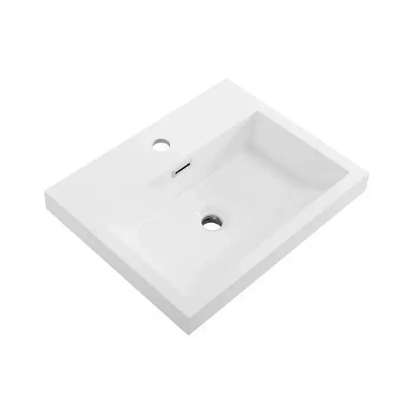 Раковина из искусственного мрамора BelBagno BB-500-PM-LVB, 50 см