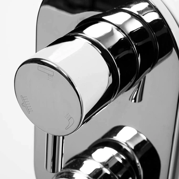 Встраиваемый смеситель для ванны и душа WasserKRAFT Dinkel 5871