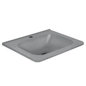 Раковина Vincea VCB-2VP600G из искусственного камня, цвет серый