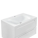 Раковина Vincea VCB-1F800W из искусственного камня, цвет белый