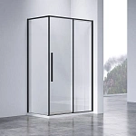 Душевой уголок Vincea Slim-N VSR-4SN9014CLB, 1400*900, черный, стекло прозрачное